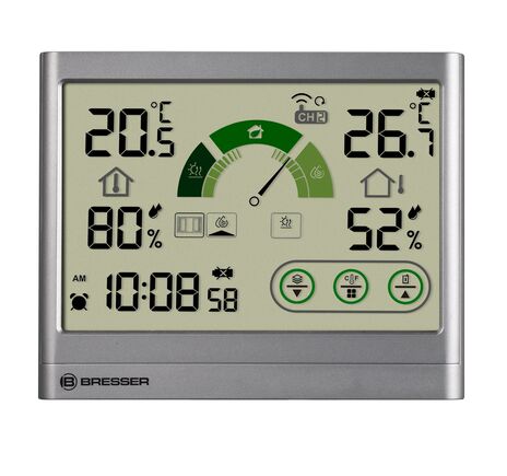 Termo-hygrometer BRESSER VentAir H – odporúčanie vetrania, image-5