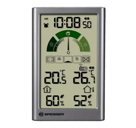 Termo-hygrometer BRESSER VentAir V – odporúčanie vetrania, image-5