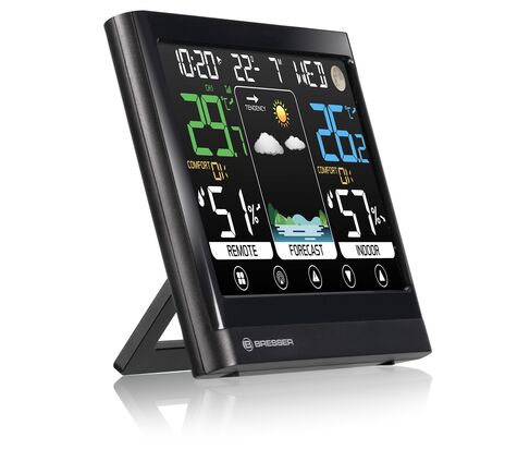 Meteostanica BRESSER MeteoTemp BF s dotykovým displejom, image-2