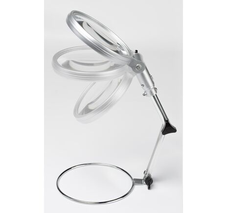 Šijacia lupa BRESSER 2×/4× s LED osvetlením Ø 120 mm, image-5