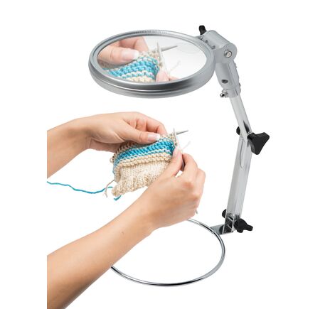 Šijacia lupa BRESSER 2×/4× s LED osvetlením Ø 120 mm, image-6