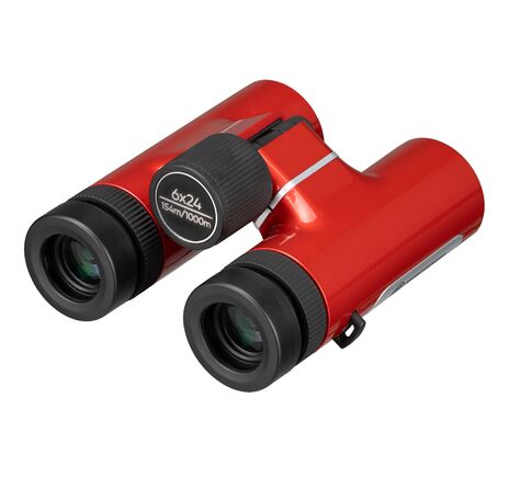 Kompaktný ďalekohľad BRESSER Spirit 6x24 červený, image-4