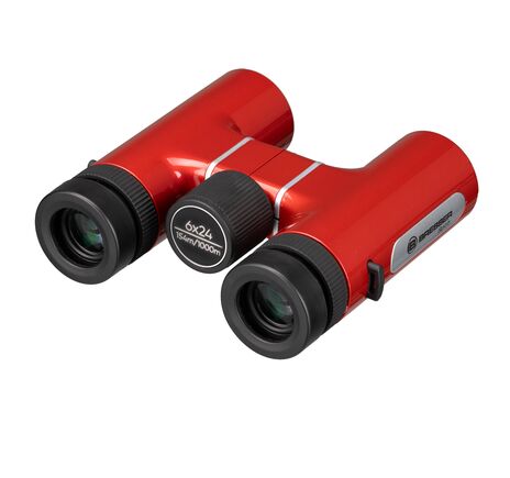 Kompaktný ďalekohľad BRESSER Spirit 6x24 červený, image-5