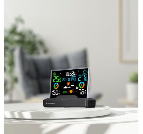 Farebná meteostanica BRESSER s rámčekom, image-2