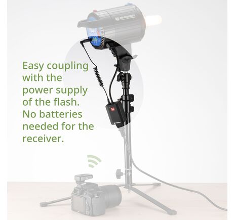 Prijímač BRESSER T-16 pre odpaľovač blesku, image-3