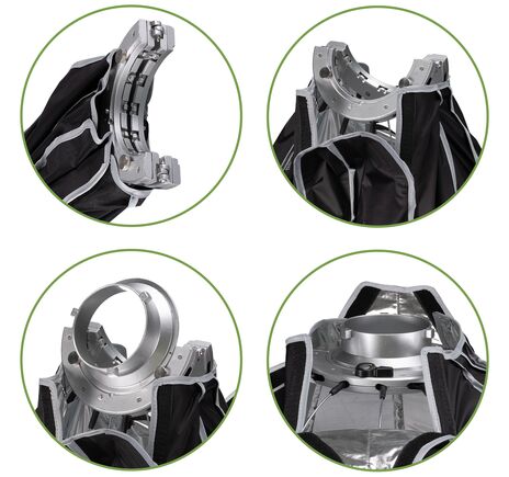 Deep Parabolic Softbox BRESSER Quick Lock 90, image-7