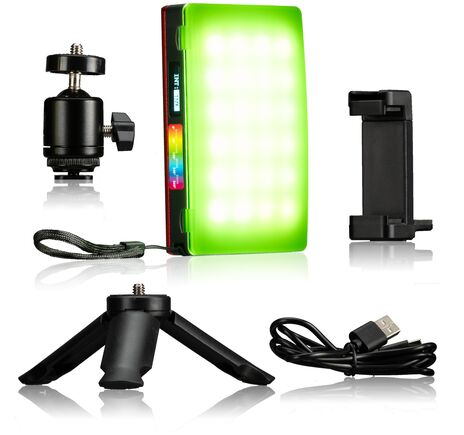 LED pocket svetlo BRESSER BR-96RGB, image-2