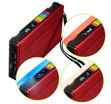 LED pocket svetlo BRESSER BR-96RGB, image-4