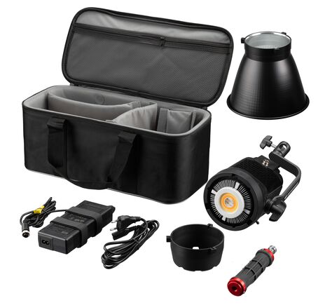 COB LED svetlo BRESSER BR-135RGB s reflektorom, image-5