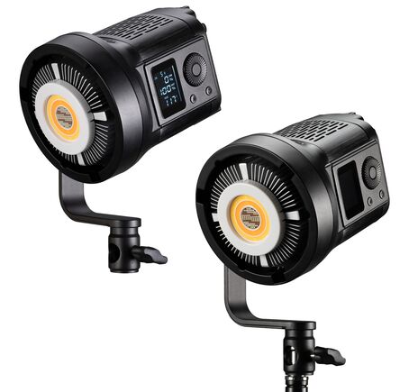 COB LED svetlo BRESSER BR-135RGB Duo Kit so softboxom, image-2