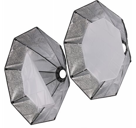 COB LED svetlo BRESSER BR-180RGB Duo Kit so softboxmi, image-7