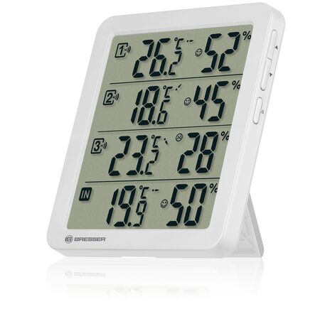Termo-hygrometer BRESSER Quadro NV – biely, image-2
