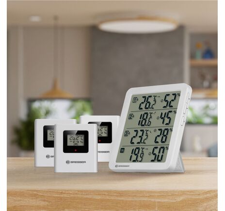 Termo-hygrometer BRESSER Quadro NV – biely, image-3