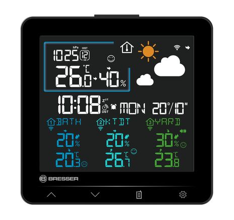 Meteostanica BRESSER Quadro Individio NV, image-5