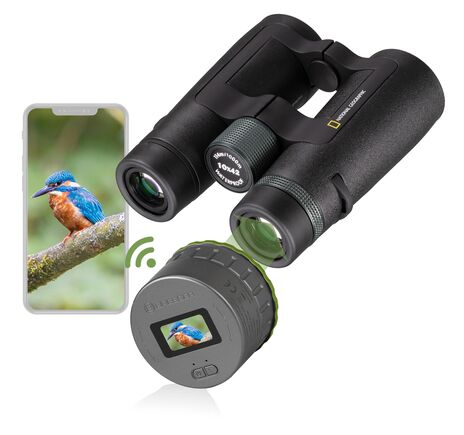 Ďalekohľad NATIONAL GEOGRAPHIC TrueView NG 10×42 – s WLAN okulárovou kamerou