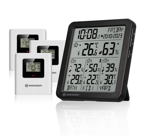 Termo-hygrometer BRESSER Quadro Individio S