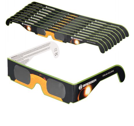 Okuliare na zatmenie Slnka BRESSER – balenie 10 ks