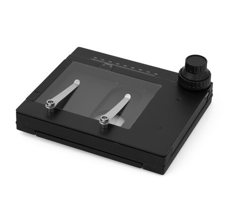 Mechanický krížový stolík BRESSER pre stereomikroskopy – 95 mm
