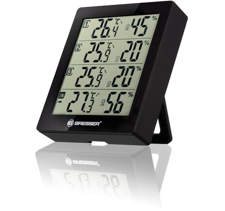 Termo-hygrometer BRESSER Quadro – 4 nezávislé merania, image-2