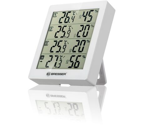 Termo-hygrometer BRESSER Quadro – 4 nezávislé merania, image-3