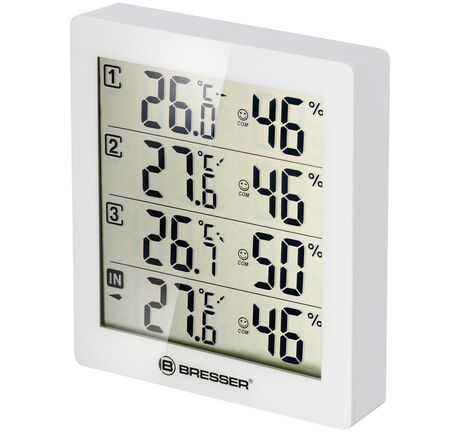 Termo-hygrometer BRESSER Quadro – 4 nezávislé merania, image-4