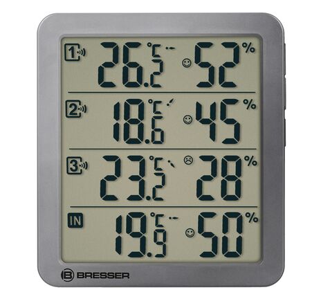 Termo-hygrometer BRESSER Quadro NV – sivý, image-3