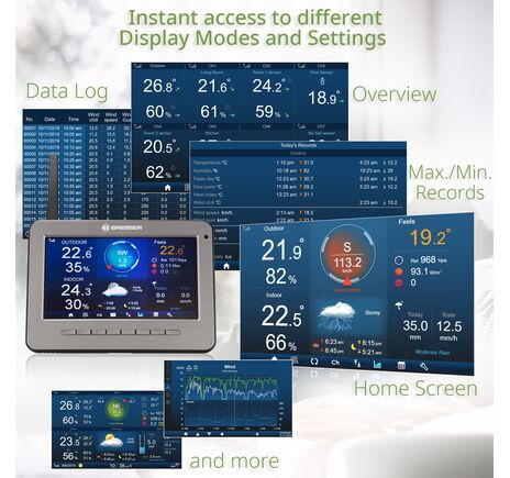 Základňa BRESSER – pre WLAN HD TFT meteostanicu 7003500, image-4