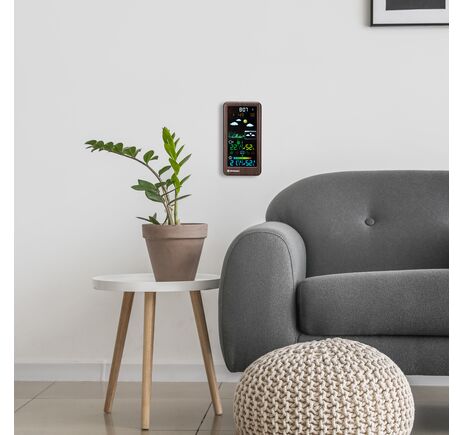 Funkčná meteostanica BRESSER Neomeo V – drevený dizajn, image-2