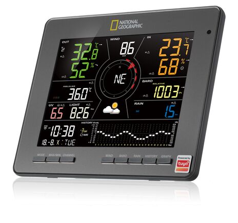 Smarte meteostanica NATIONAL GEOGRAPHIC Tuya – 7-v-1 senzor, image-2