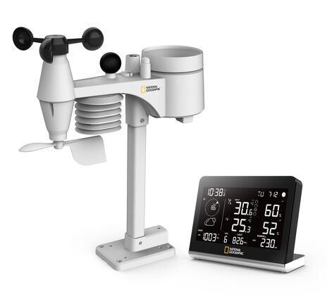 Funk-Wetterstation NATIONAL GEOGRAPHIC SC – 8-v-1 senzor a farebný displej