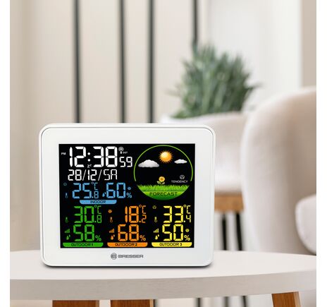 Farebná meteostanica BRESSER – 3 senzory, image-2