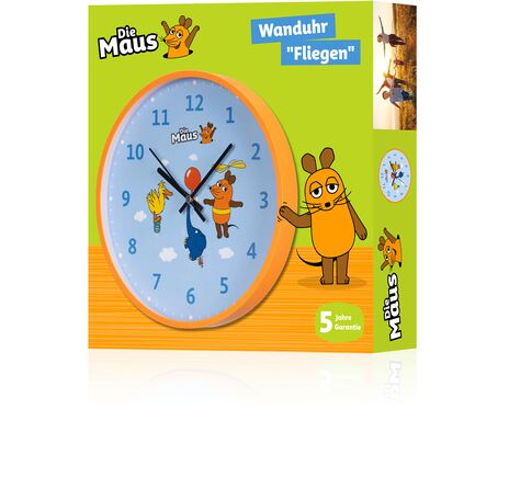 Chcete sa naučiť určovať čas a páči sa vám "Die Sendung mit der Maus"? Potom sú tieto TheMouse detské nástenné hodiny tvojím novým priateľom v d, image-6