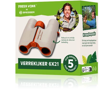 Detský ďalekohľad FREEK VONK x BRESSER 6x21 Beige, image-8