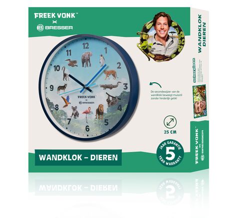 Detské nástenné hodiny FREEK VONK × BRESSER, image-7