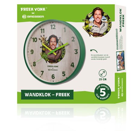 Detské nástenné hodiny FREEK VONK × BRESSER, image-5