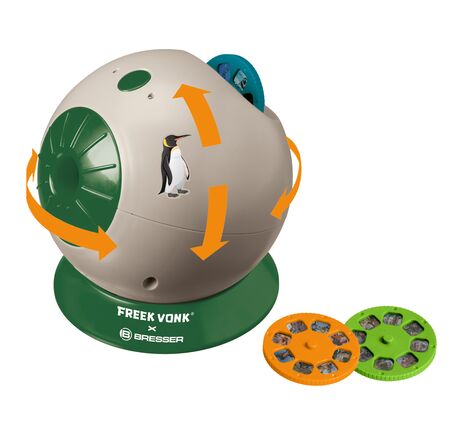 Projektor FREEK VONK × BRESSER – s nálepkami pre deti, image-3