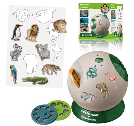 Projektor FREEK VONK × BRESSER – s nálepkami pre deti