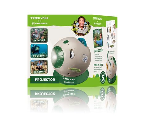 Projektor FREEK VONK × BRESSER – s nálepkami pre deti, image-7