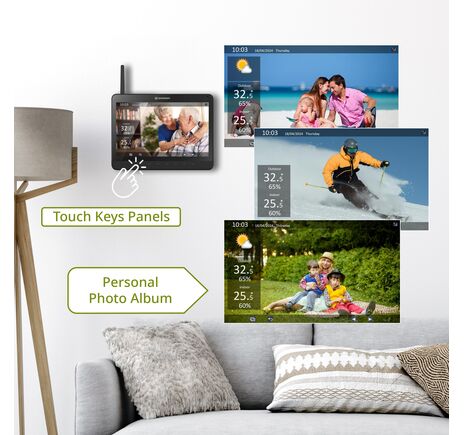 Meteostanica BRESSER MeteoChamp 9-v-1 WLAN s digitálnym fotorámikom, image-2