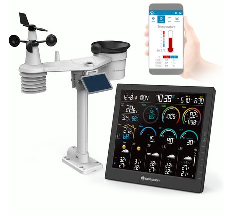 Meteostanica BRESSER 4CAST 10" WLAN – vrátane 8-v-1 senzora