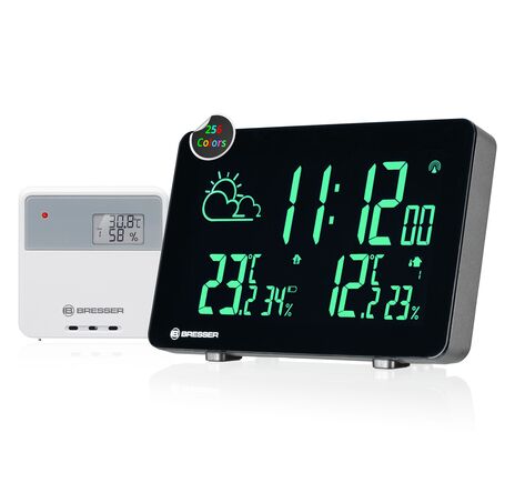 Funkčná meteostanica BRESSER s farebným podsvietením