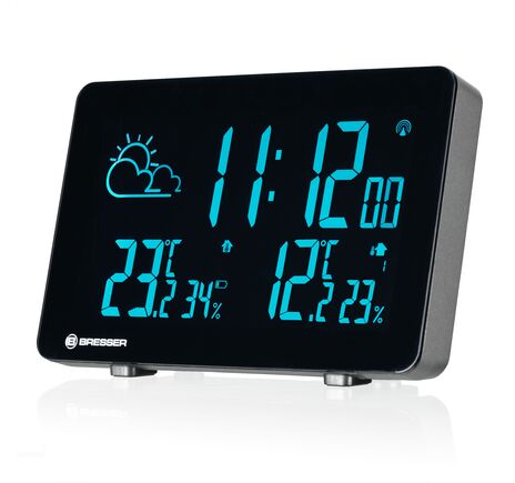 Funkčná meteostanica BRESSER s farebným podsvietením, image-2