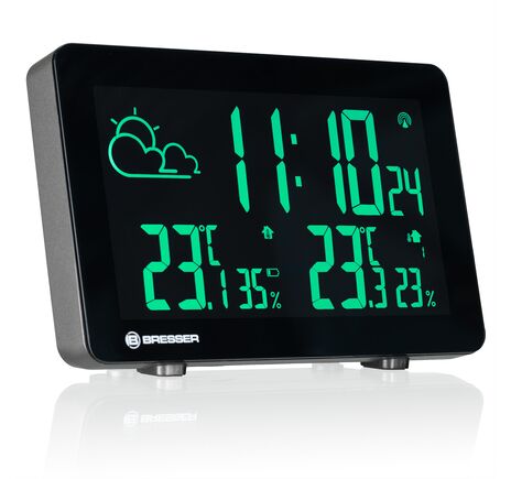 Funkčná meteostanica BRESSER s farebným podsvietením, image-3