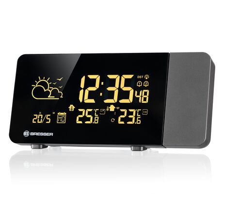 Funkčná meteostanica BRESSER s projekciou a farebným podsvietením, image-3