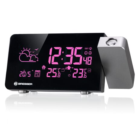 Funkčná meteostanica BRESSER s projekciou a farebným podsvietením, image-4