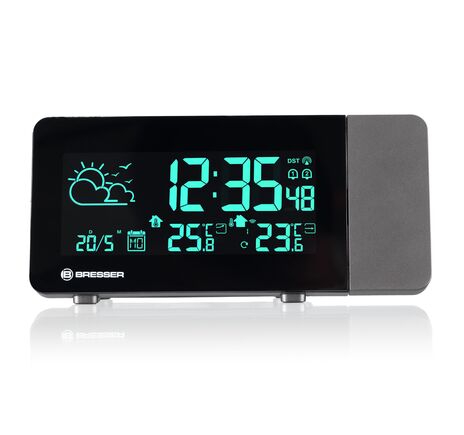 Funkčná meteostanica BRESSER s projekciou a farebným podsvietením, image-7
