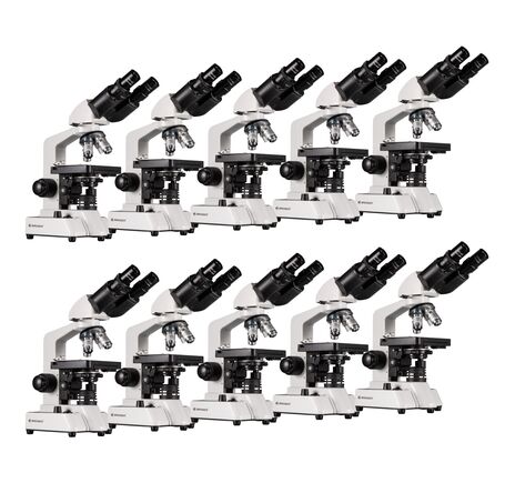 Sada mikroskopov BRESSER Researcher Bino – 10 ks