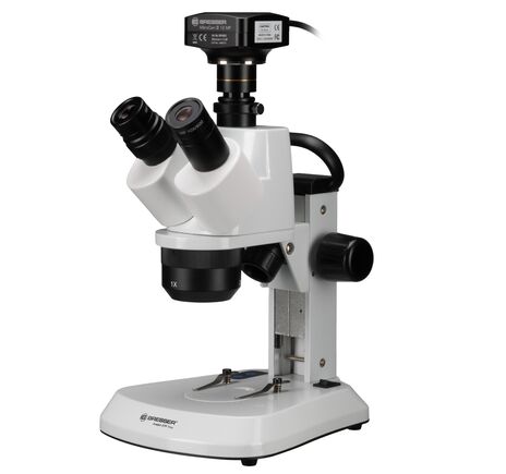 Stereomikroskop BRESSER Analyth STR Trino 10–40× + MikroCamII 12 MP USB 3.0