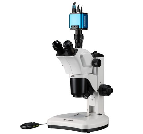 Stereomikroskop BRESSER Science ETD-301 7–63× Trino Zoom + MikroCam PRO HDMI 5 MP