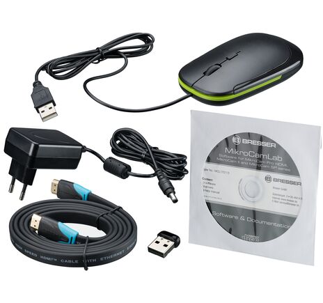 Mikroskopická kamera BRESSER MikroCam PRO HDMI 5 MP + 13,3" displej, image-5